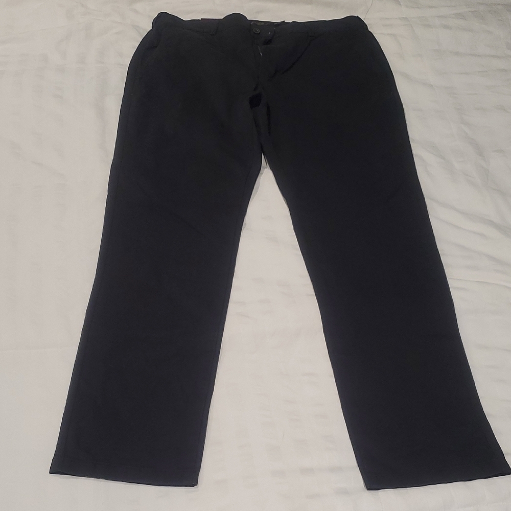 Black Brown 1826 Black Chinos Straight Leg
